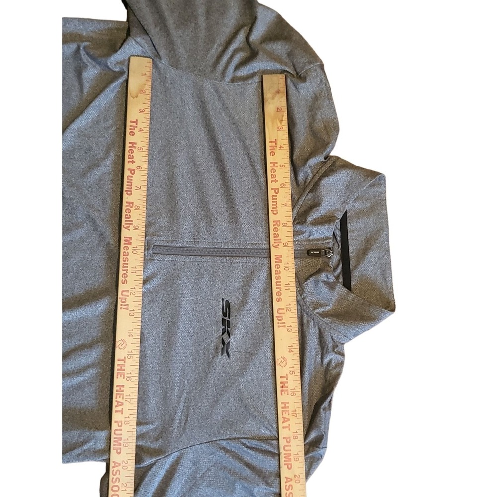 Skechers SKX 1/4 Zip Pullover Shirt Mens XL Gray Long Sleeve Mock Neck Athletic - Picture 5 of 6